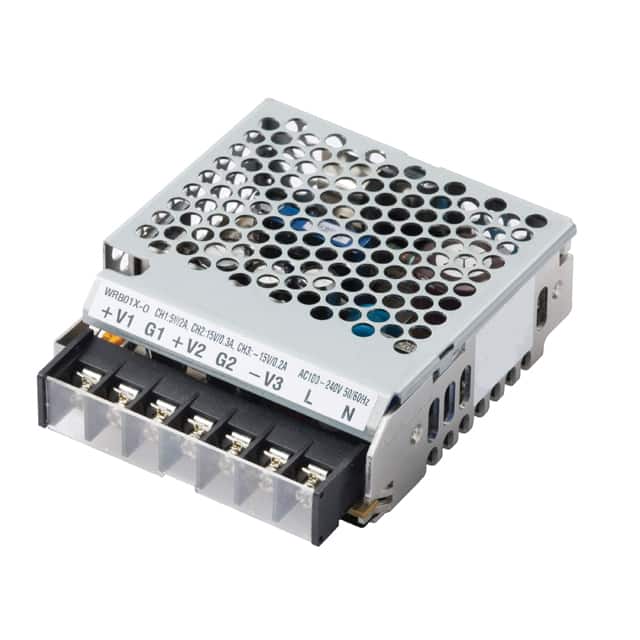 WRB04X-O AC/DC CONVERTER 5V 2X15V 51W