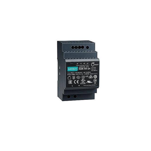 HDR-60-24 60 W/2.5 A DIN-rail 24 VDC power
