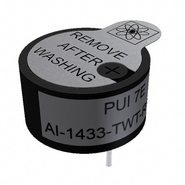 AI-1433-TWT-R BUZZER PIEZO 12V 13.8MM TH