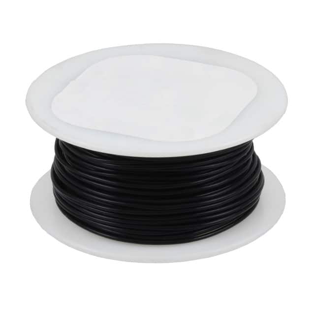9921 010100 HOOK-UP STRND 22AWG BLACK 100'