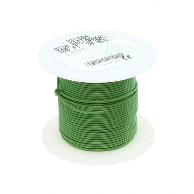 9906 005100 HOOK-UP STRND 6AWG GREEN 100'