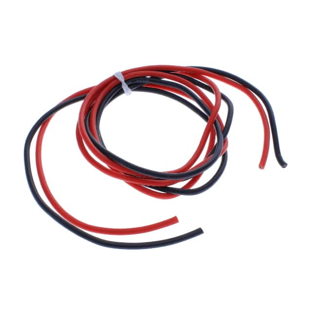 FIT0584 TEST LEAD 16AWG BLACK/RED 3.28'