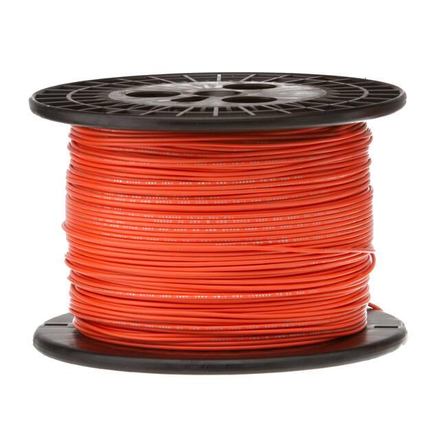 14UL1007SLDORA500 HOOK-UP SOLID 14AWG ORG 500'