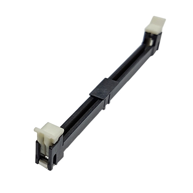 1511050002 DDR4 MiniDIMM socket with 288 positions, surface mount, gold contacts. Features board guide, board lock, and latches.