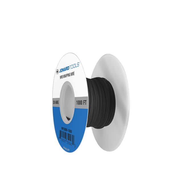 WP30BK-1000 HOOK-UP 30AWG BLACK 1000'