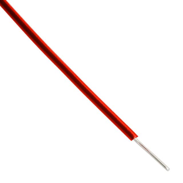 2634 RD005 HOOK-UP SOLID 34AWG RED 100'