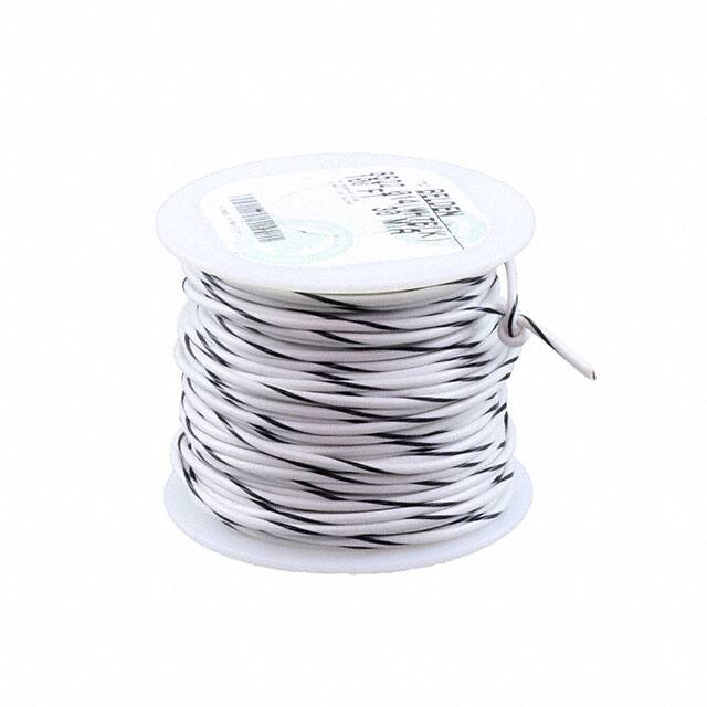 8522 014100 HOOK-UP STRND 18AWG WHT/BLK 100'