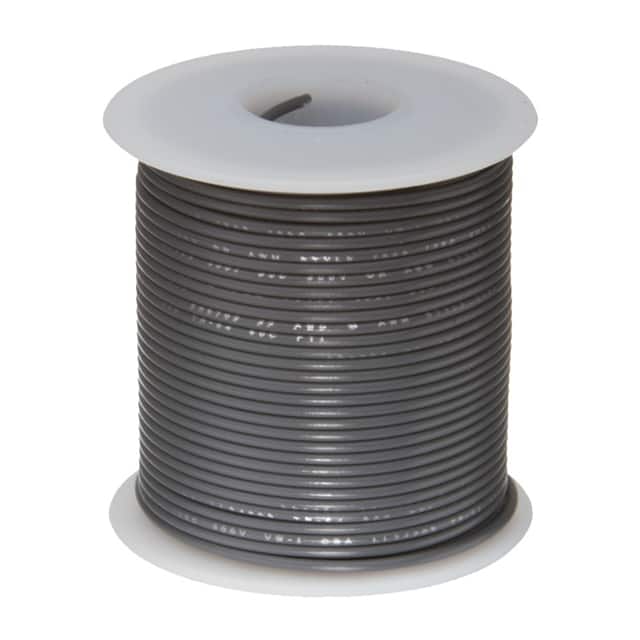 18STRGRASXL25 HOOK-UP STRND 18AWG 60V GRAY 25'
