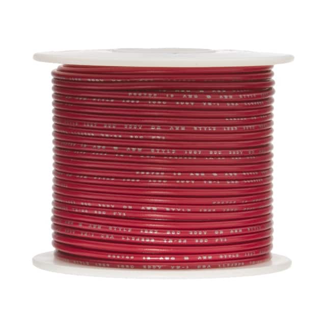 20STRREDSXL100 HOOK-UP STRND 20AWG 60V RED 100'