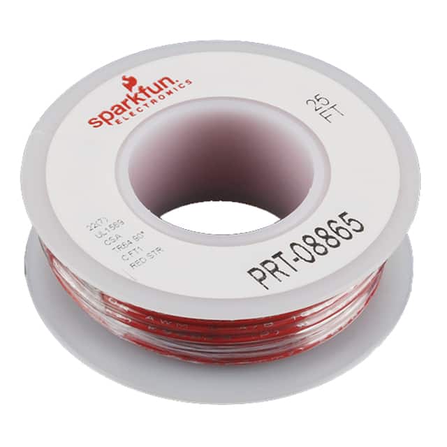 PRT-08865 HOOK-UP 22AWG RED 25'