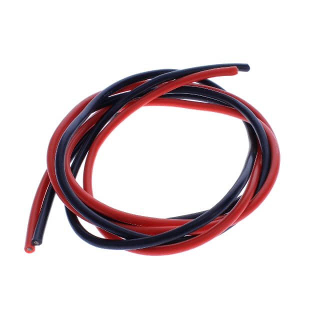 FIT0583 TEST LEAD 14AWG BLACK/RED 3.28'