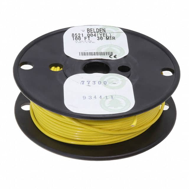 8521 004100 HOOK-UP STRND 16AWG YELLOW 100'