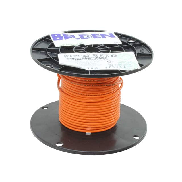 8916 003100 HOOK-UP STRND 14AWG ORANGE 100'