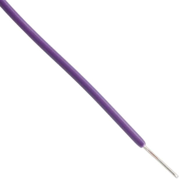C2003A.11.19 HOOK-UP SOLID 24AWG 300V VIO 50'
