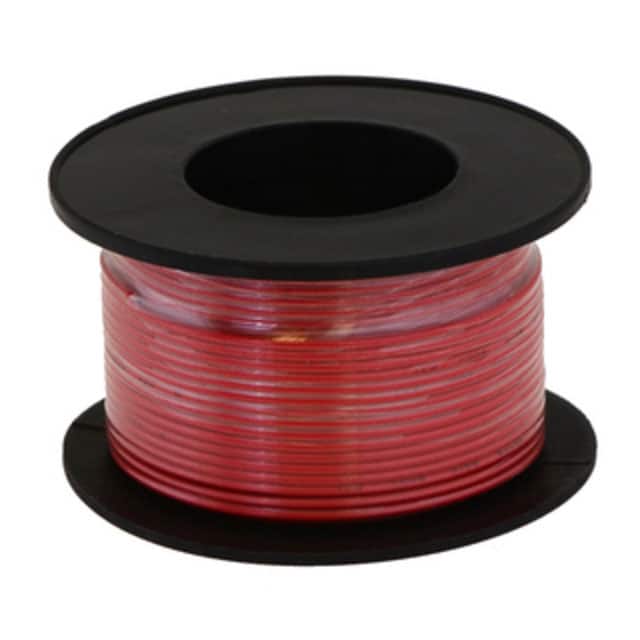 2632 HOOK-UP STRND 24AWG 300V RED 60'