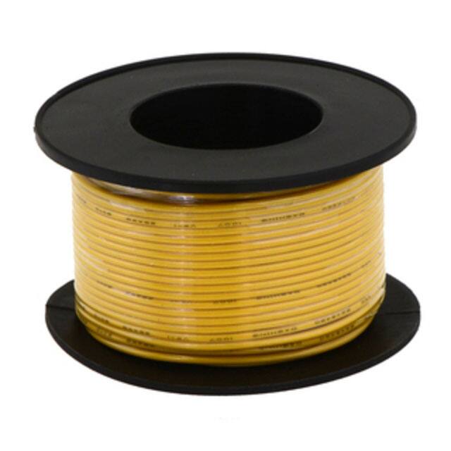 2634 HOOK-UP STRND 24AWG 300V YLW 60'