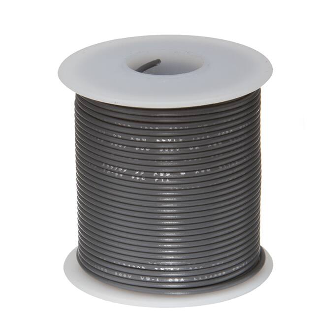 26STRGRAMILW25 HOOK-UP STRND 26AWG GRAY 25'