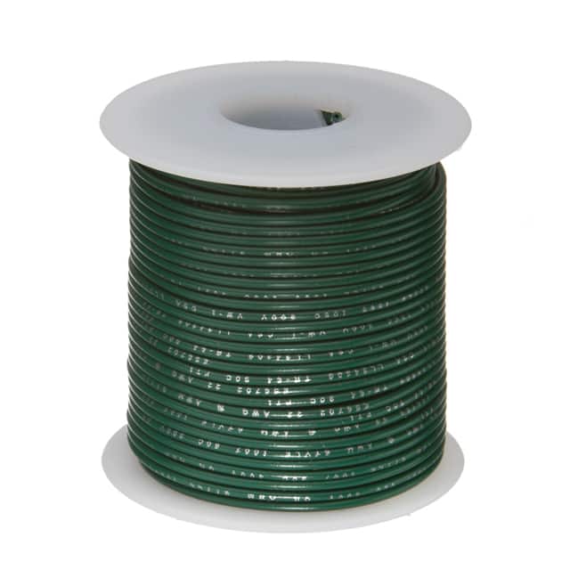 24UL1007STRGRE25 HOOK-UP STRND 24AWG 300V GRN 25'
