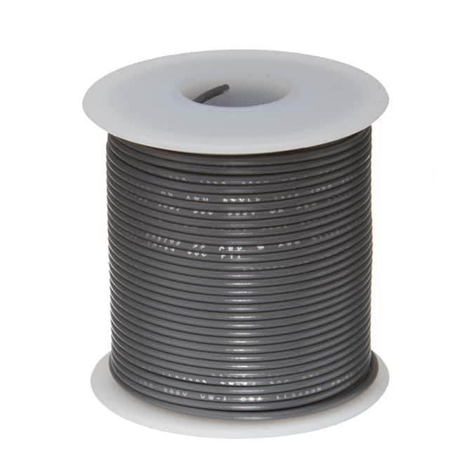 28UL1007STRGRA HOOK-UP STRND 28AWG GRY 100'