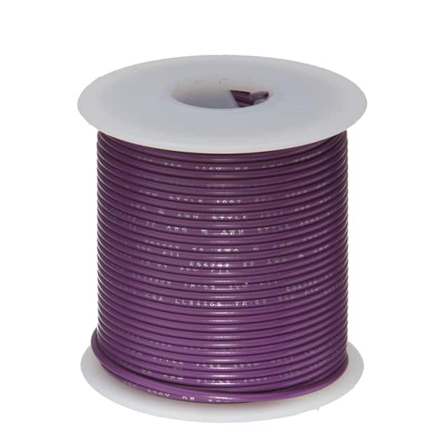26UL1007STRVIO HOOK-UP STRND 26AWG VIO 100'