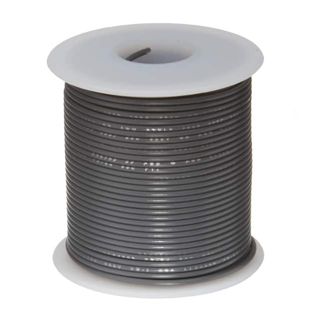 16STRGRAUL142625 HOOK-UP STRND 16AWG 60V GRAY 25'