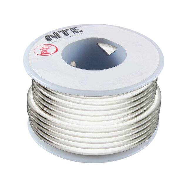 WH18-09-100 HOOK-UP 18AWG 300V WHITE 100'