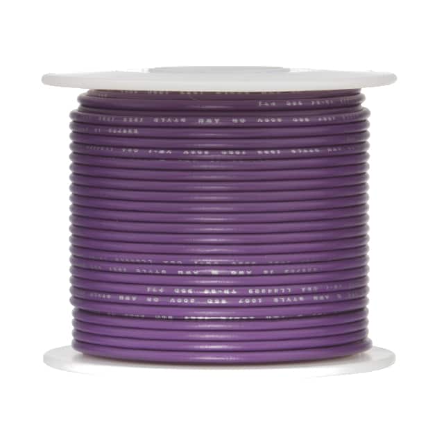 18UL1007SLDVIO HOOK-UP SOLID 18AWG VIO 100'