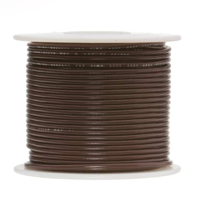 18UL1007SLDBRO HOOK-UP SOLID 18AWG BRN 100'