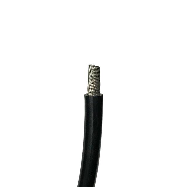 1283/04T133BLA72 HOOK-UP STRND 4AWG BLACK 6'