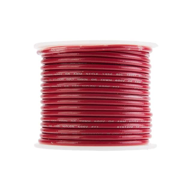 12SLDREDTHHN100 HOOK-UP SOLID 12AWG RED 100'