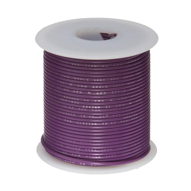16PTFESTRVIO25 HOOK-UP STRND 16AWG VIOLET 25'