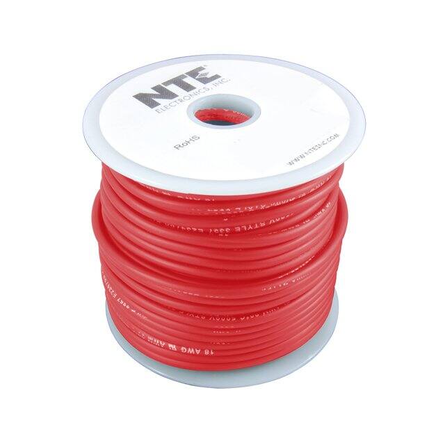WTL18-02-50 TEST LEAD 18AWG 5000V RED 50'