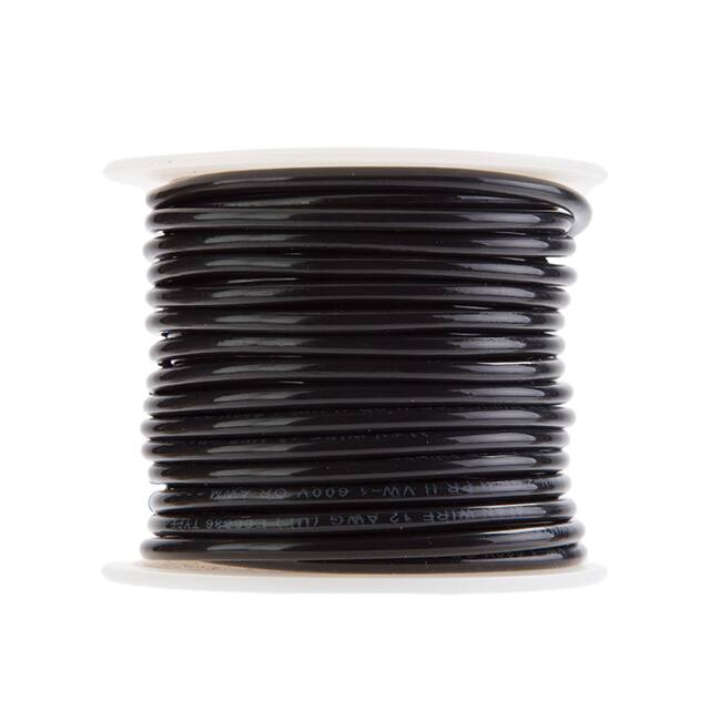 12STRBLATHHN100 HOOK-UP STRND 12AWG BLACK 100'