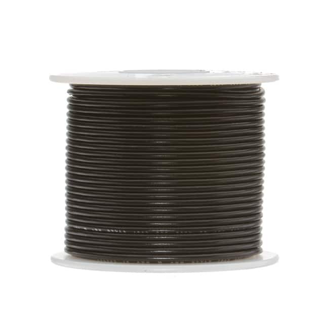 12GPTSTRBLA100 HOOK-UP STRND 12AWG 60V BLK 100'