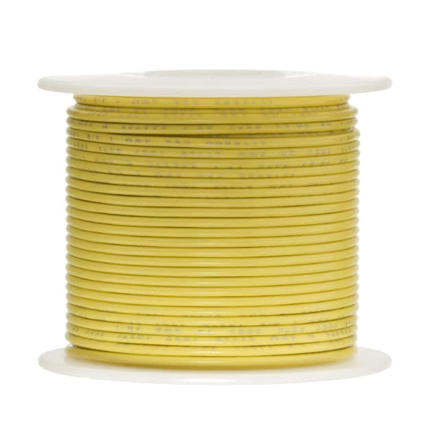 28STRYELMILW500 HOOK-UP STRND 28AWG YELLOW 500'