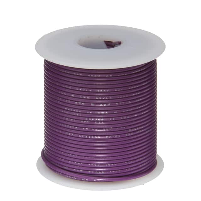 20PTFESTRVIO100 HOOK-UP STRND 20AWG VIOLET 100'