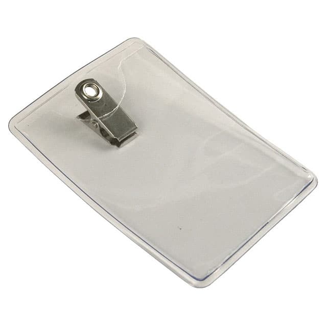 35020 HOLDER BADGE CLIP-ON VERT
