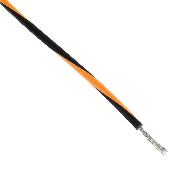 55A0112-22-03 HOOK-UP STRND 22AWG 600V BLK/ORG