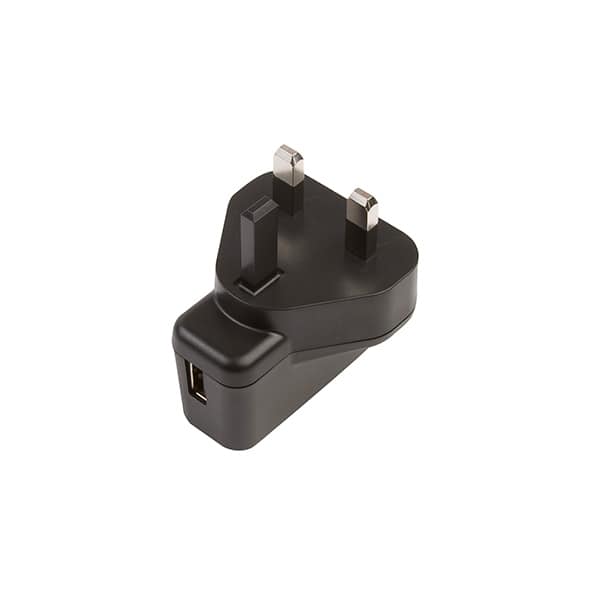 VEL05US050-UK-BB AC/DC WALL MOUNT ADAPTER 5V 5W