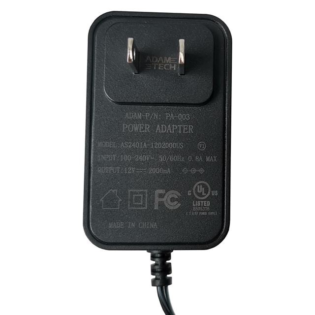 PA-003 AC/DC WALL MOUNT ADAPTER 12V