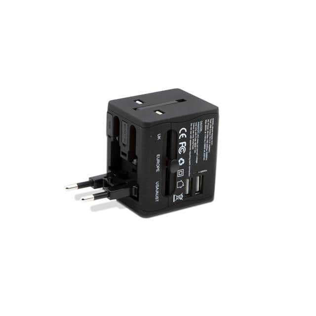 UA100 WORLD TRAVEL ADAPTER WITH DUAL U
