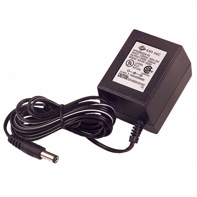 DPD090020-P5P AC/DC WALL MOUNT ADAPTER 9V 1.8W