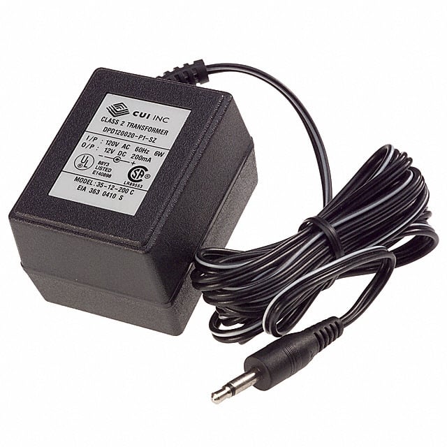 DPD120020-P1P-SZ AC/DC WALL MNT ADAPTER 12V 2.4W
