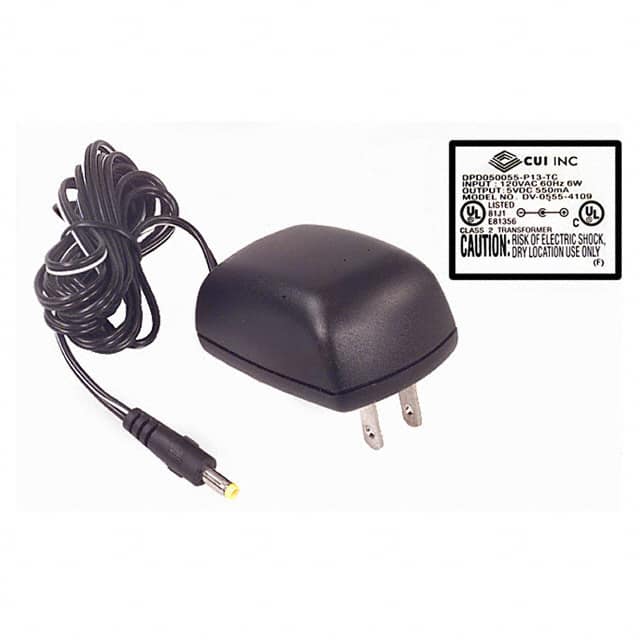 DPD050055-P13P-TC AC/DC WALL MOUNT ADAPTER 5V 2.5W