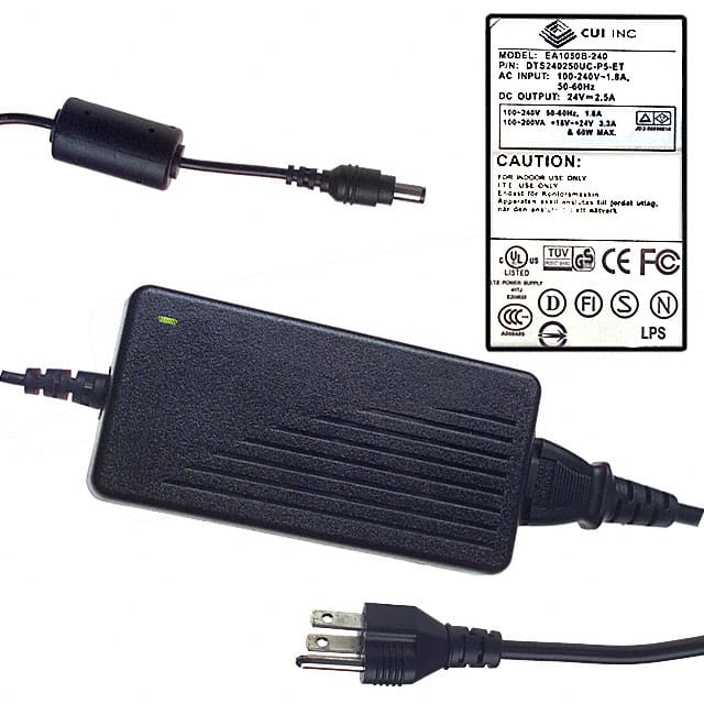 DTS240250UC-P5-ET AC/DC DESKTOP ADAPTER 24V 60W