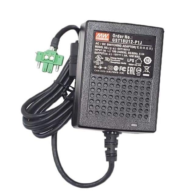 ZA1-1-12-15-35 Power Supply, AC to 12VDC Adapto