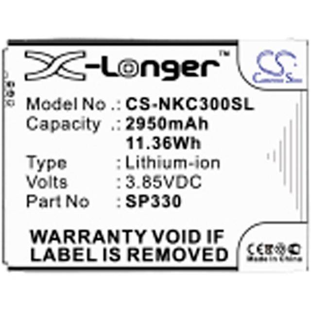 SP330 BATTERY Replacement for Nokia SP330 Batt