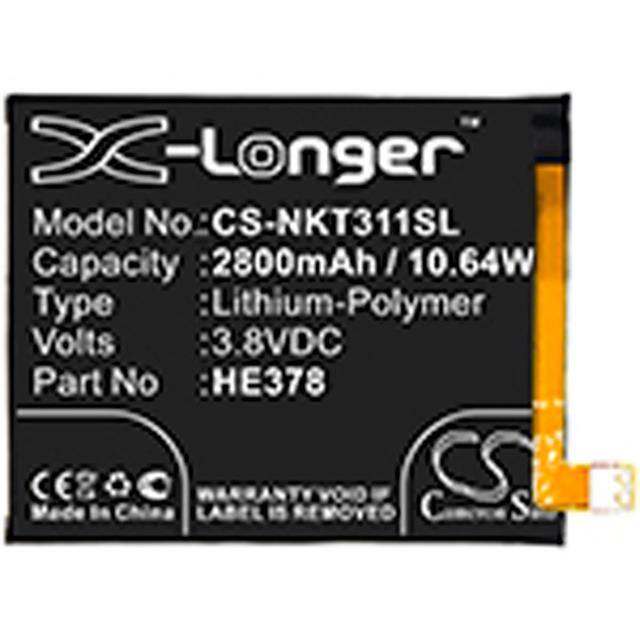 HE378 BATTERY Replacement for Nokia HE378 Batt