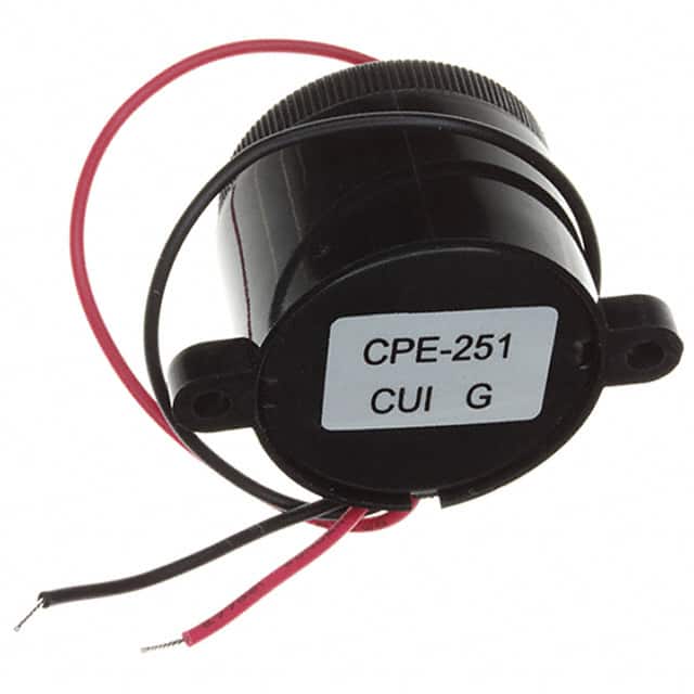 CPE-251 BUZZER PIEZO 12V 28MM FLANGE
