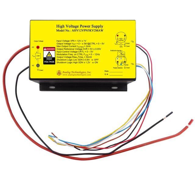3838-AHV12VPN5KV2MAW-ND HV 12V to 5kV 10W DC-DC Convert